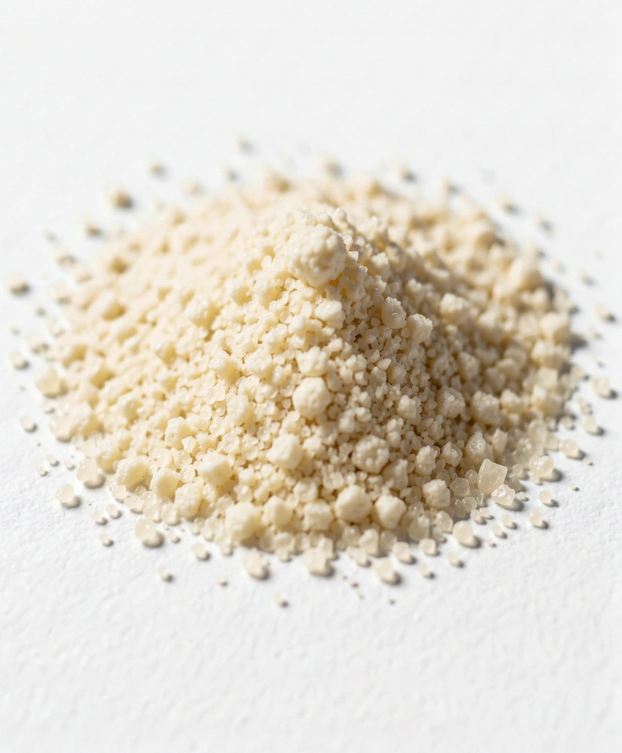 Macro study of natural supplement powder